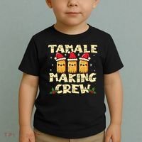 Tamale Making Crew Tamale Season Funny Mexican Christmas Toddler T-Shirt thumb 2