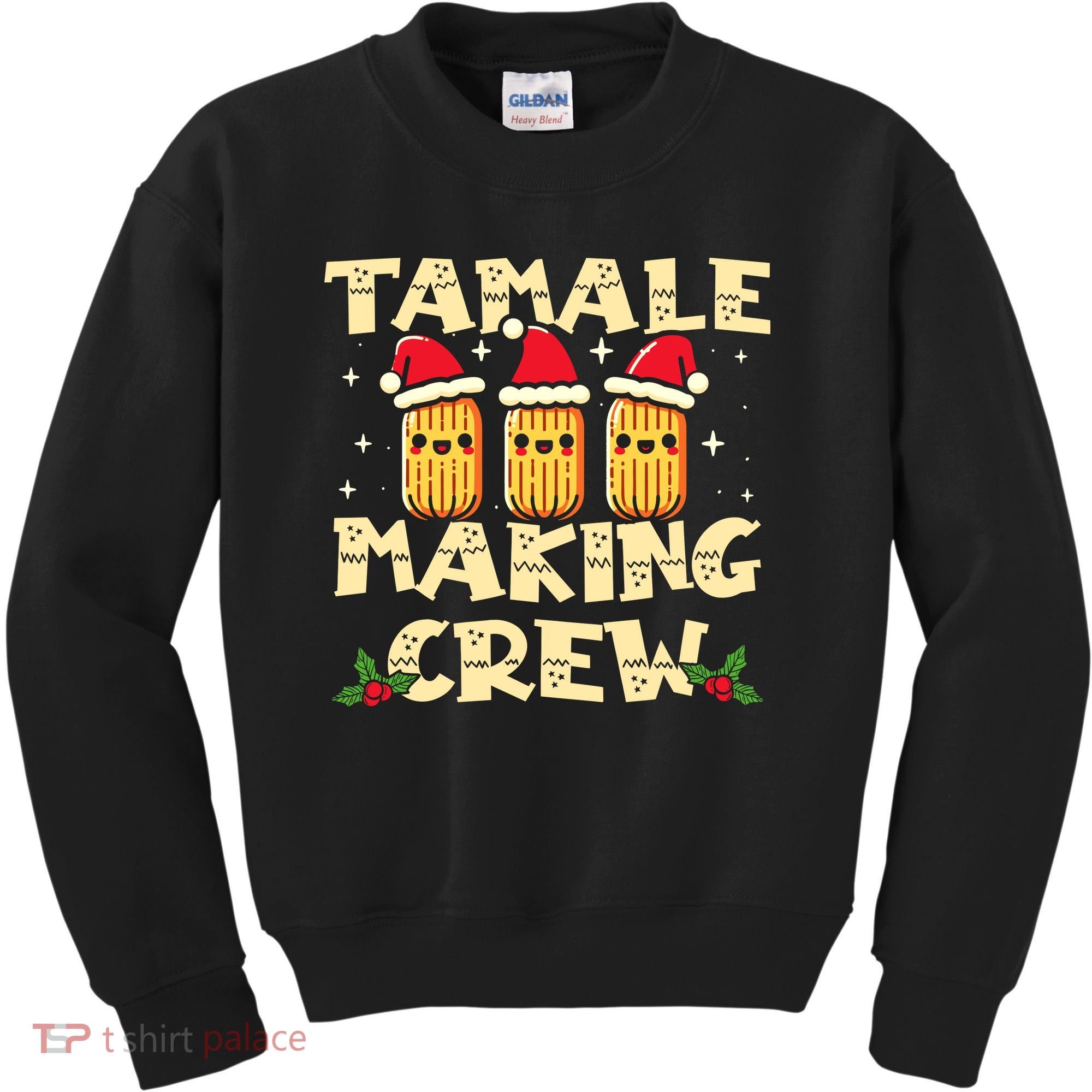 Tamale Making Crew Tamale Season Funny Mexican Christmas Kids Sweatshirt