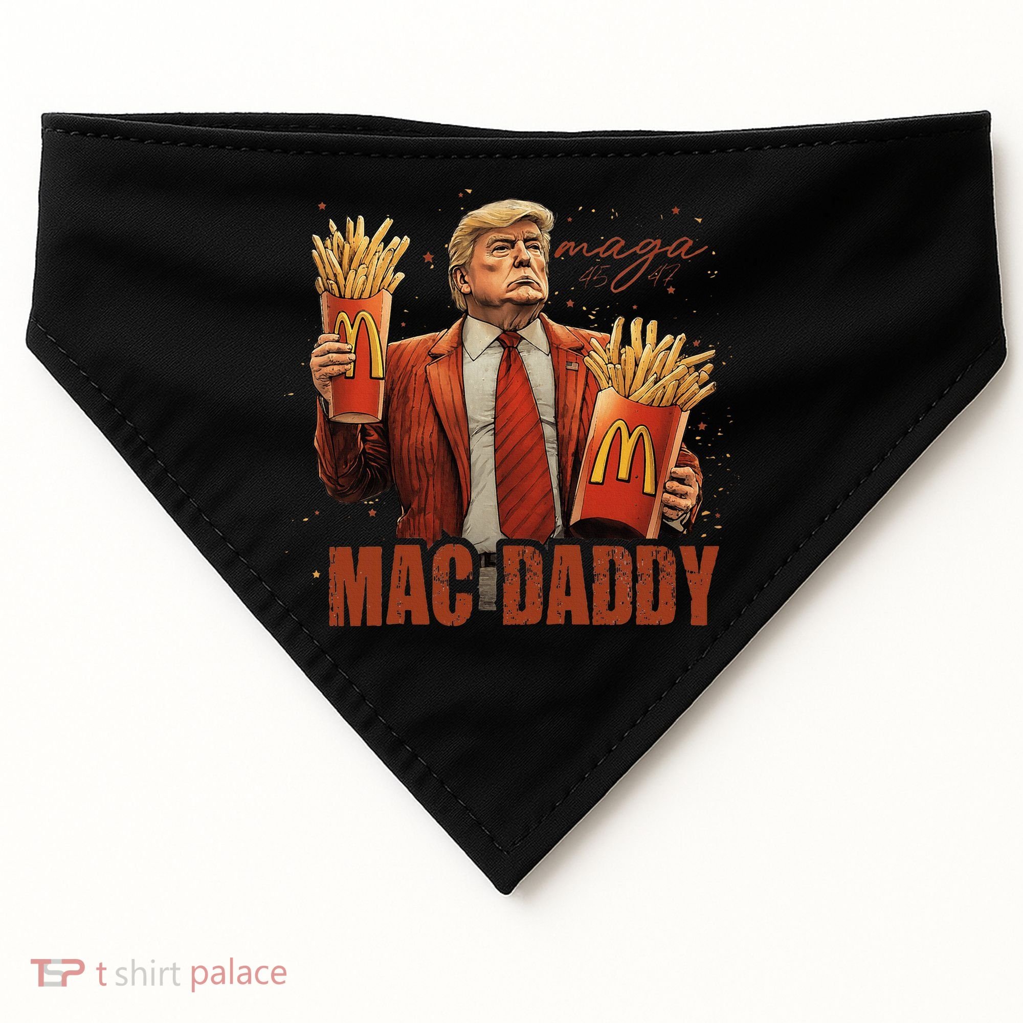 Trump Mac Daddy USA-Made Doggie Bandana