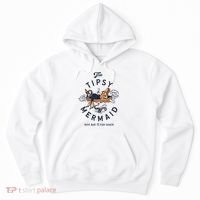 Tipsy Mermaid Dive Bar Cute Retro Pinup Hoodie thumb 0