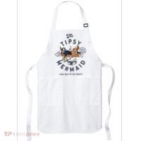 Tipsy Mermaid Dive Bar Cute Retro Pinup Apron thumb 0