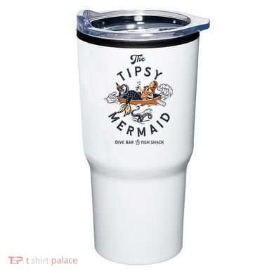 Tipsy Mermaid Dive Bar Cute Retro Pinup Tumbler