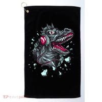 Trex Monster DJ Headphone Breakthrough Golf Towel thumb 0