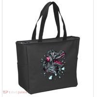 Trex Monster DJ Headphone Breakthrough Tote Bag thumb 2