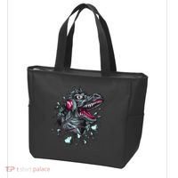 Trex Monster DJ Headphone Breakthrough Tote Bag thumb 3