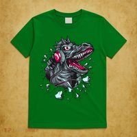 Trex Monster DJ Headphone Breakthrough T-Shirt thumb 5