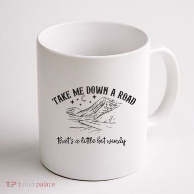 Take Me Down A Road Coffee Mug back