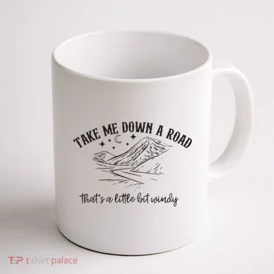 Take Me Down A Road Coffee Mug back