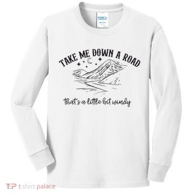 Take Me Down A Road Kids Long Sleeve Shirt
