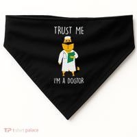 Trust Me IM A Dogtor USA-Made Doggie Bandana thumb 0