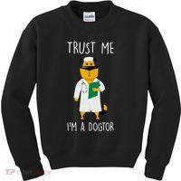 Trust Me IM A Dogtor Kids Sweatshirt thumb 0