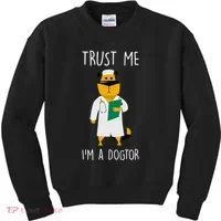 Trust Me IM A Dogtor Kids Sweatshirt thumb 0