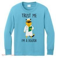 Trust Me IM A Dogtor Kids Long Sleeve Shirt thumb 0