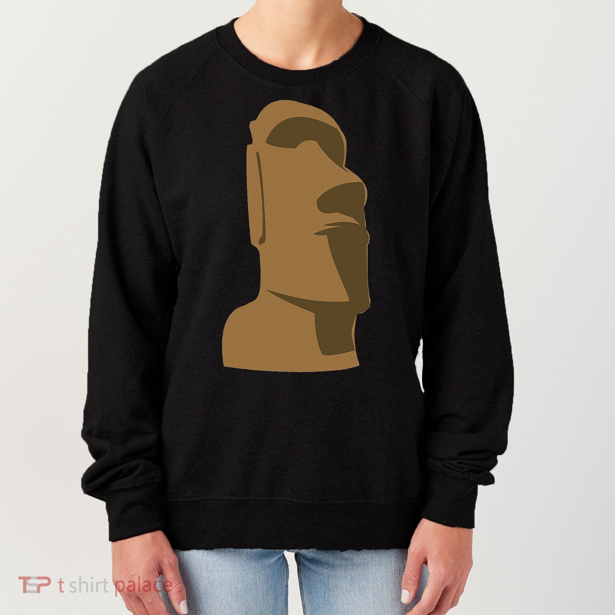 Tiki Moai Easter Island Hawaiian Luau Gift Women's Sweatshirt