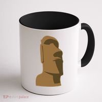 Tiki Moai Easter Island Hawaiian Luau Gift Coffee Mug thumb 1