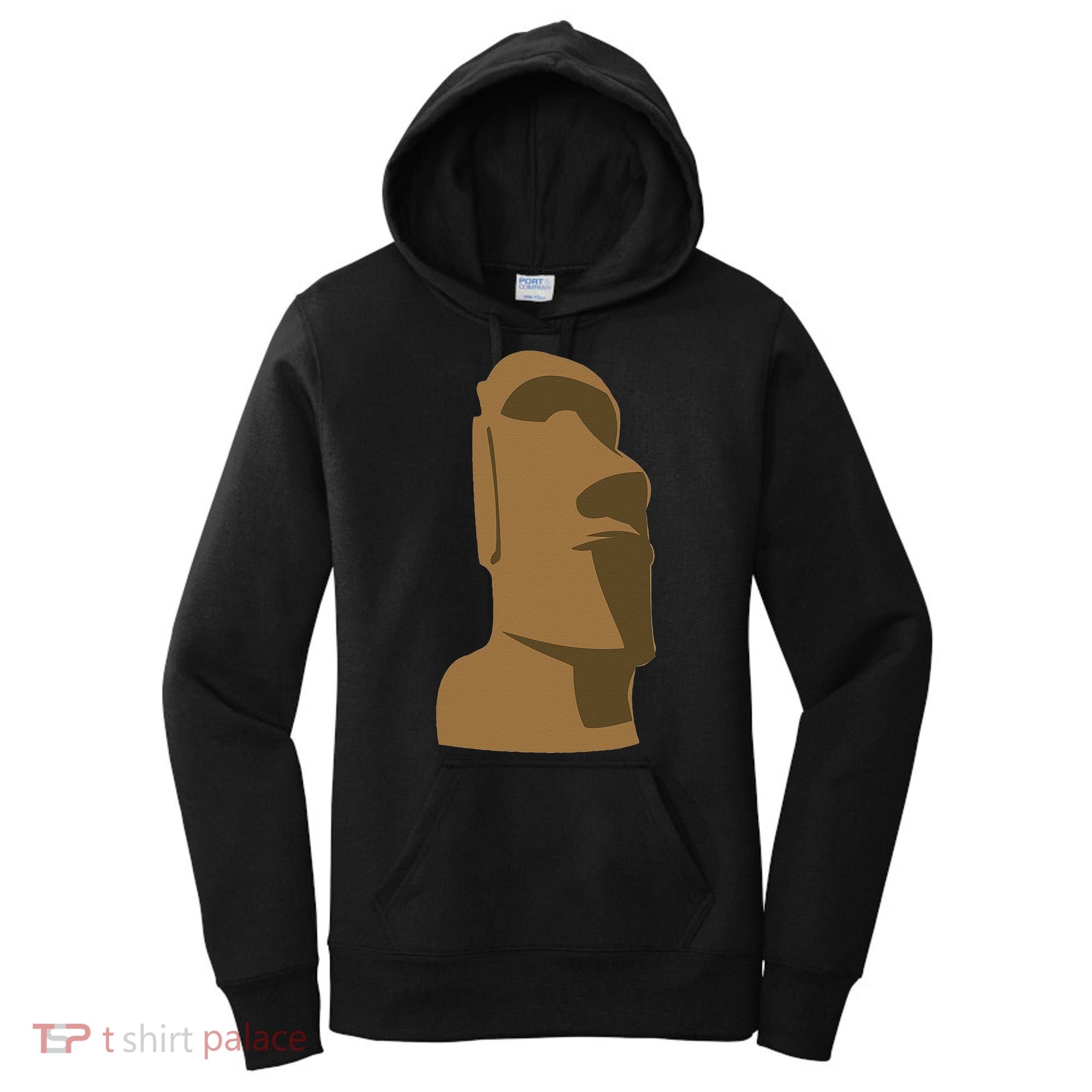 Tiki Moai Easter Island Hawaiian Luau Gift Women's Hoodie