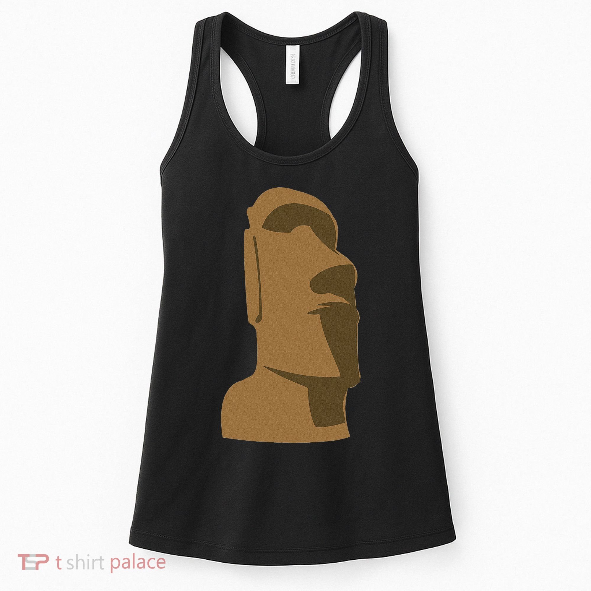 Tiki Moai Easter Island Hawaiian Luau Gift Women's Tank Top