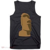 Tiki Moai Easter Island Hawaiian Luau Gift Tank Top thumb 0