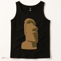 Tiki Moai Easter Island Hawaiian Luau Gift Tank Top thumb 2