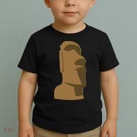 Tiki Moai Easter Island Hawaiian Luau Gift Toddler T-Shirt thumb 2
