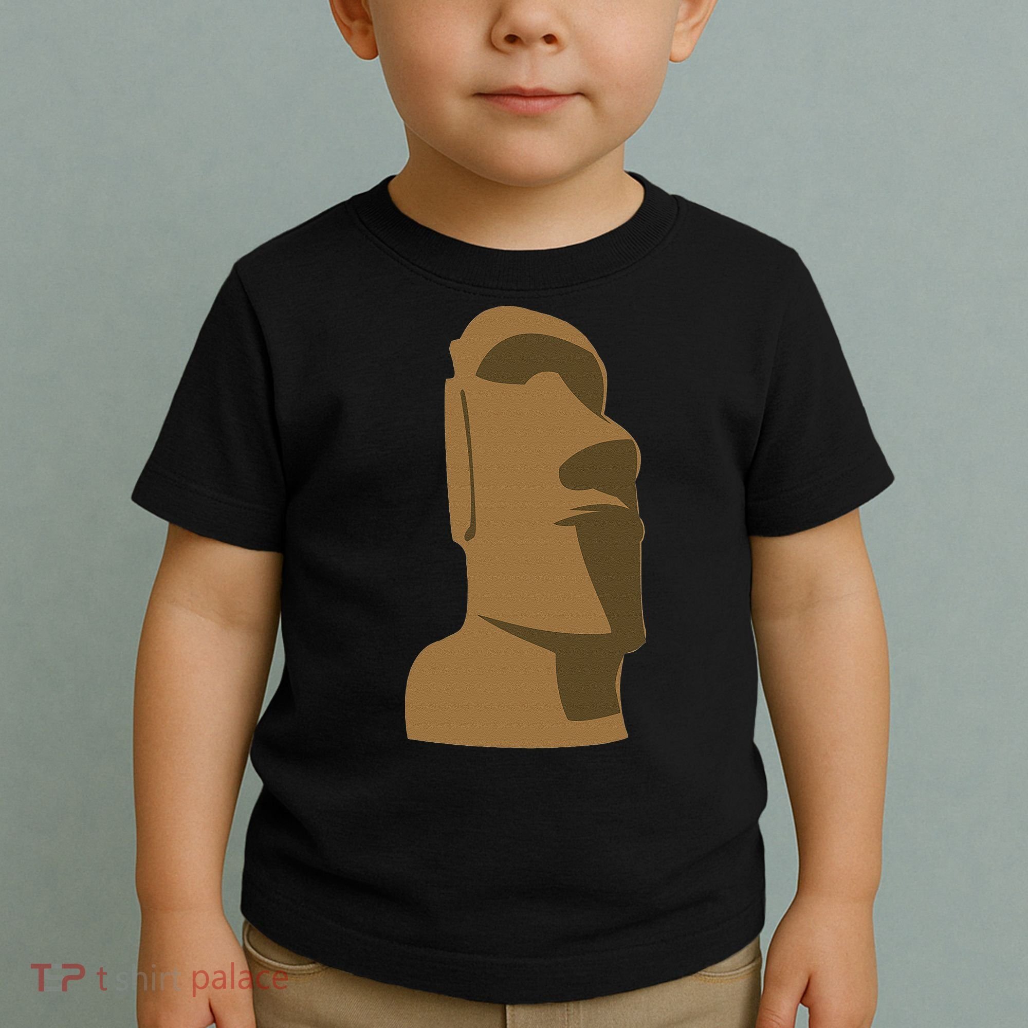 Tiki Moai Easter Island Hawaiian Luau Gift Toddler T-Shirt