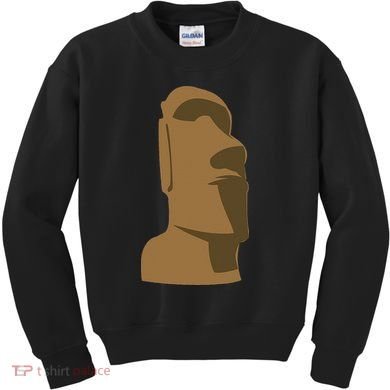 Tiki Moai Easter Island Hawaiian Luau Gift Kids Sweatshirt
