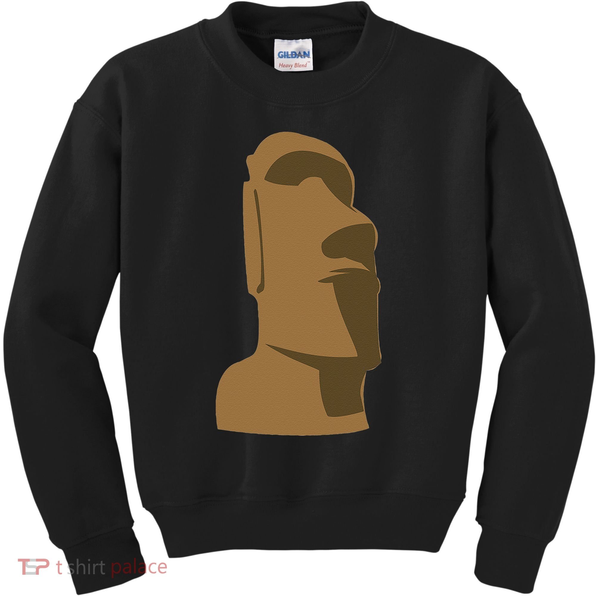 Tiki Moai Easter Island Hawaiian Luau Gift Kids Sweatshirt