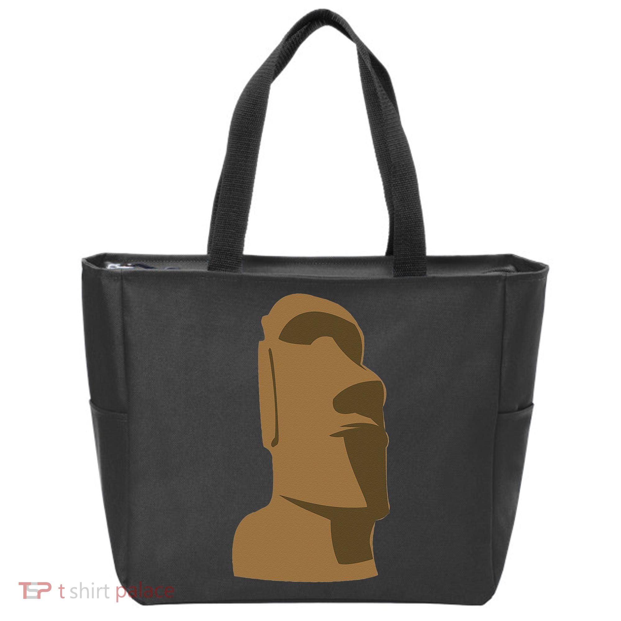 Tiki Moai Easter Island Hawaiian Luau Gift Tote Bag