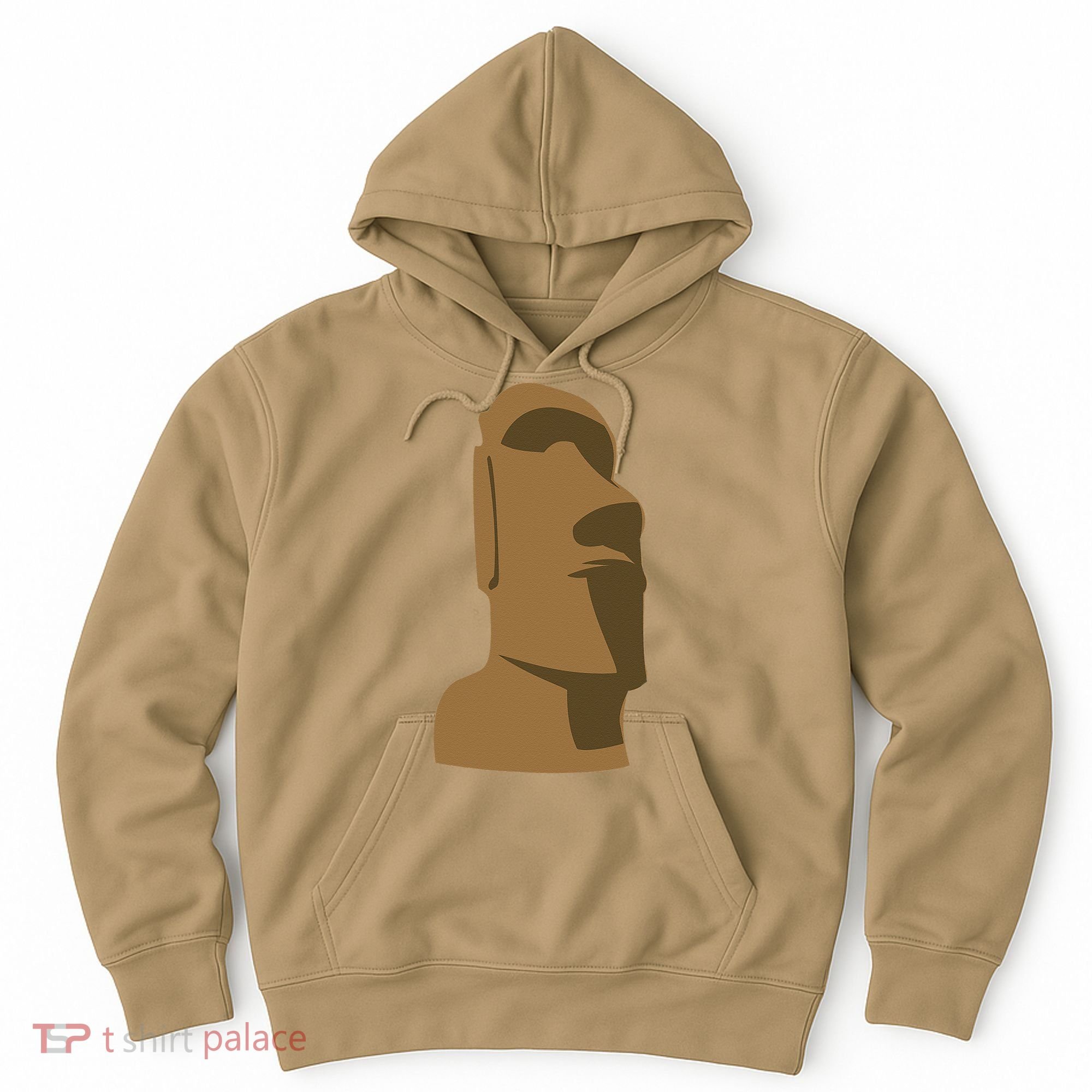 Tiki Moai Easter Island Hawaiian Luau Gift Hoodie