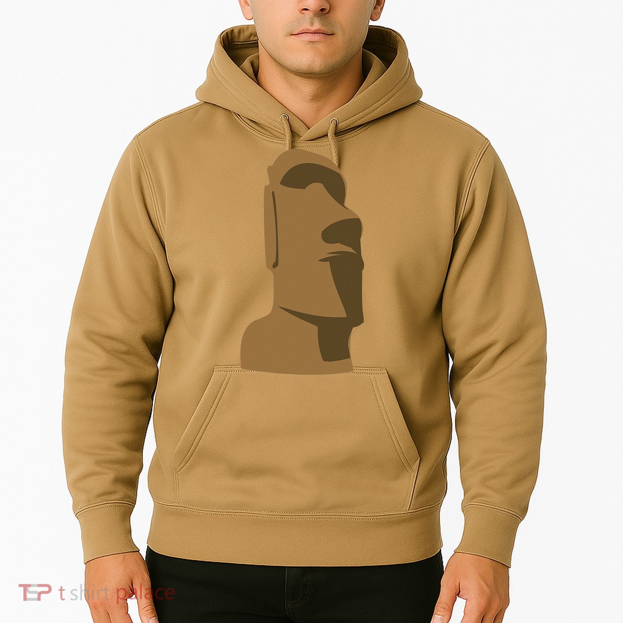 Tiki Moai Easter Island Hawaiian Luau Gift Hoodie