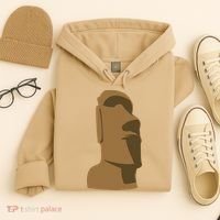 Tiki Moai Easter Island Hawaiian Luau Gift Hoodie thumb 4