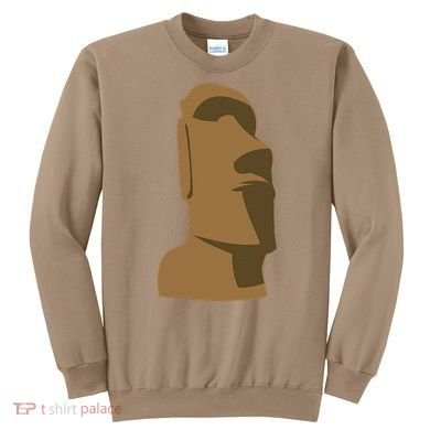 Tiki Moai Easter Island Hawaiian Luau Gift Sweatshirt