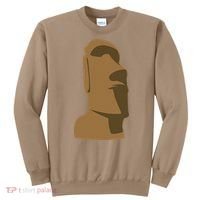 Tiki Moai Easter Island Hawaiian Luau Gift Sweatshirt thumb 0