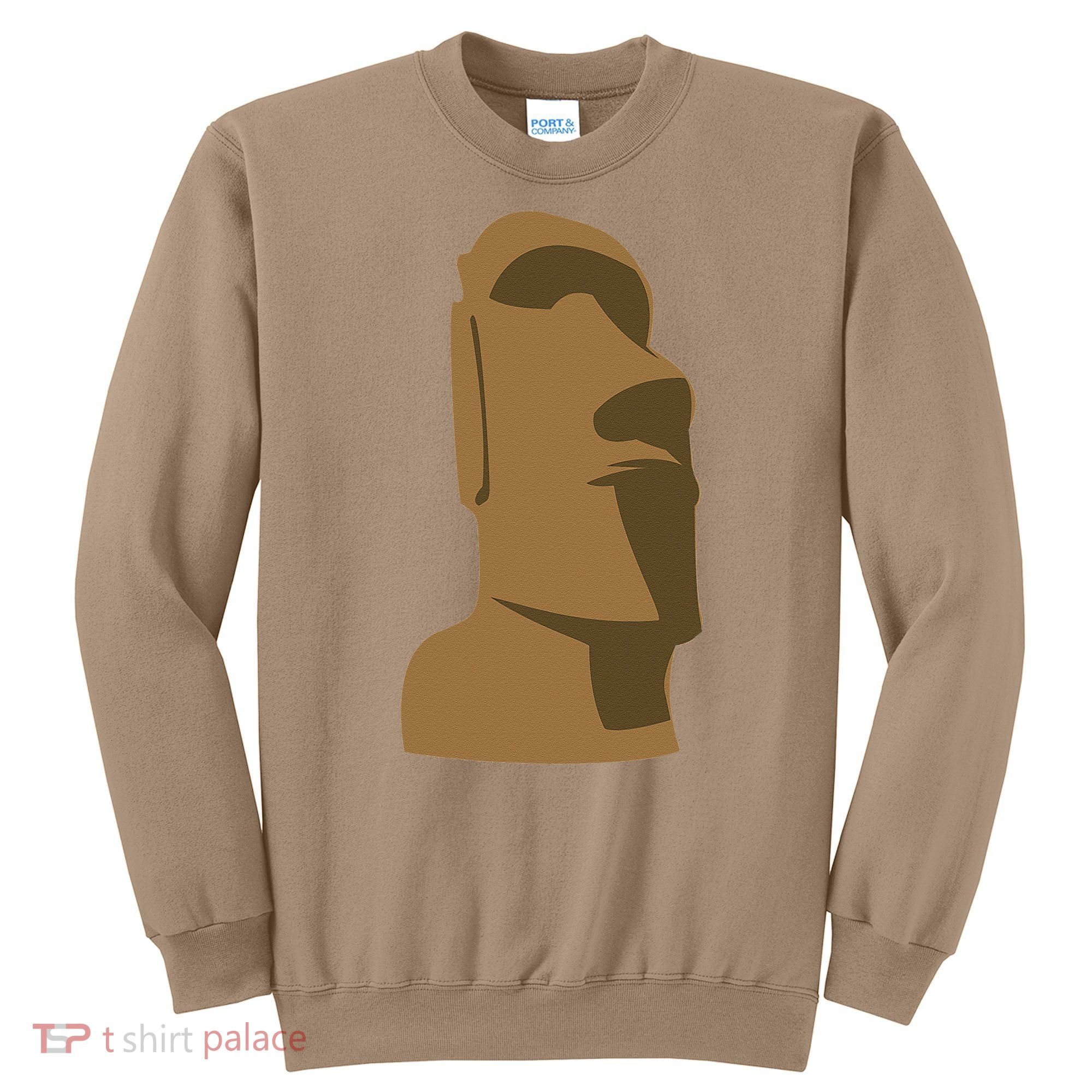 Tiki Moai Easter Island Hawaiian Luau Gift Sweatshirt