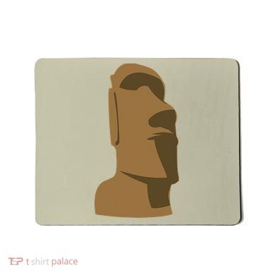Tiki Moai Easter Island Hawaiian Luau Gift Mousepad