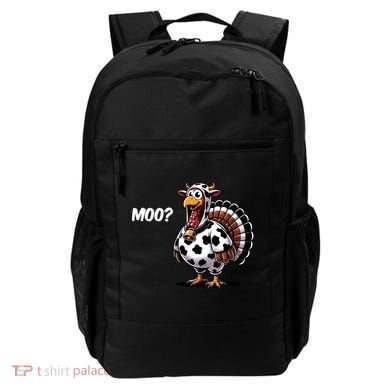 Turkey Moo Funny Cute Thanksgiving Cow Backpack