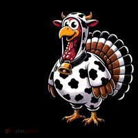 Turkey Moo Funny Cute Thanksgiving Cow Coffee Mug thumb 5