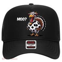 Turkey Moo Funny Cute Thanksgiving Cow Hat thumb 0