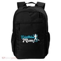 Triathlon Mom For Triathletes Mother Grunge Gift Backpack thumb 0