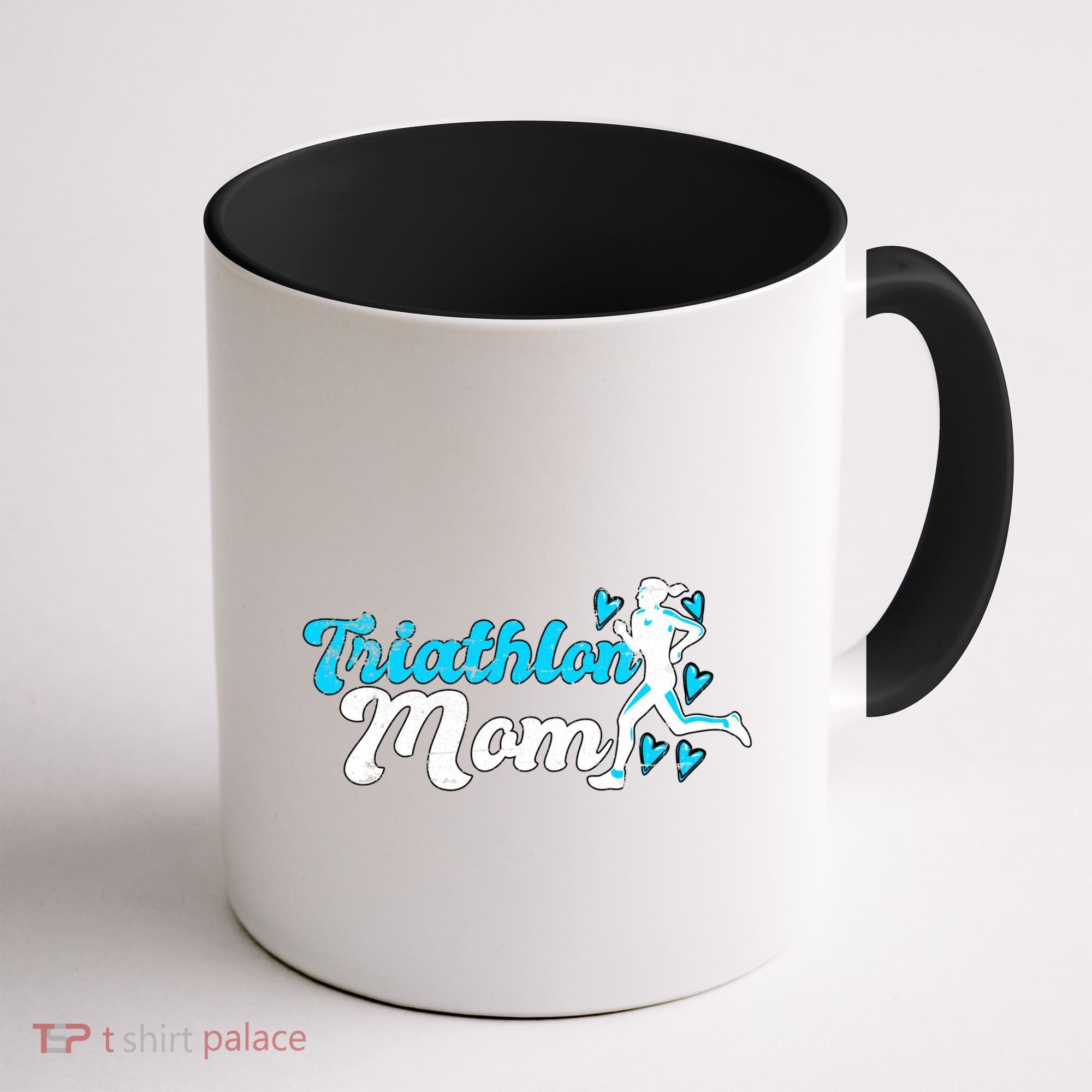 Triathlon Mom For Triathletes Mother Grunge Gift Coffee Mug
