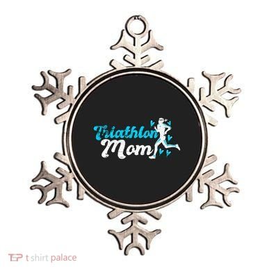 Triathlon Mom For Triathletes Mother Grunge Gift Ornament