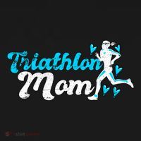 Triathlon Mom For Triathletes Mother Grunge Gift Ornament thumb 1