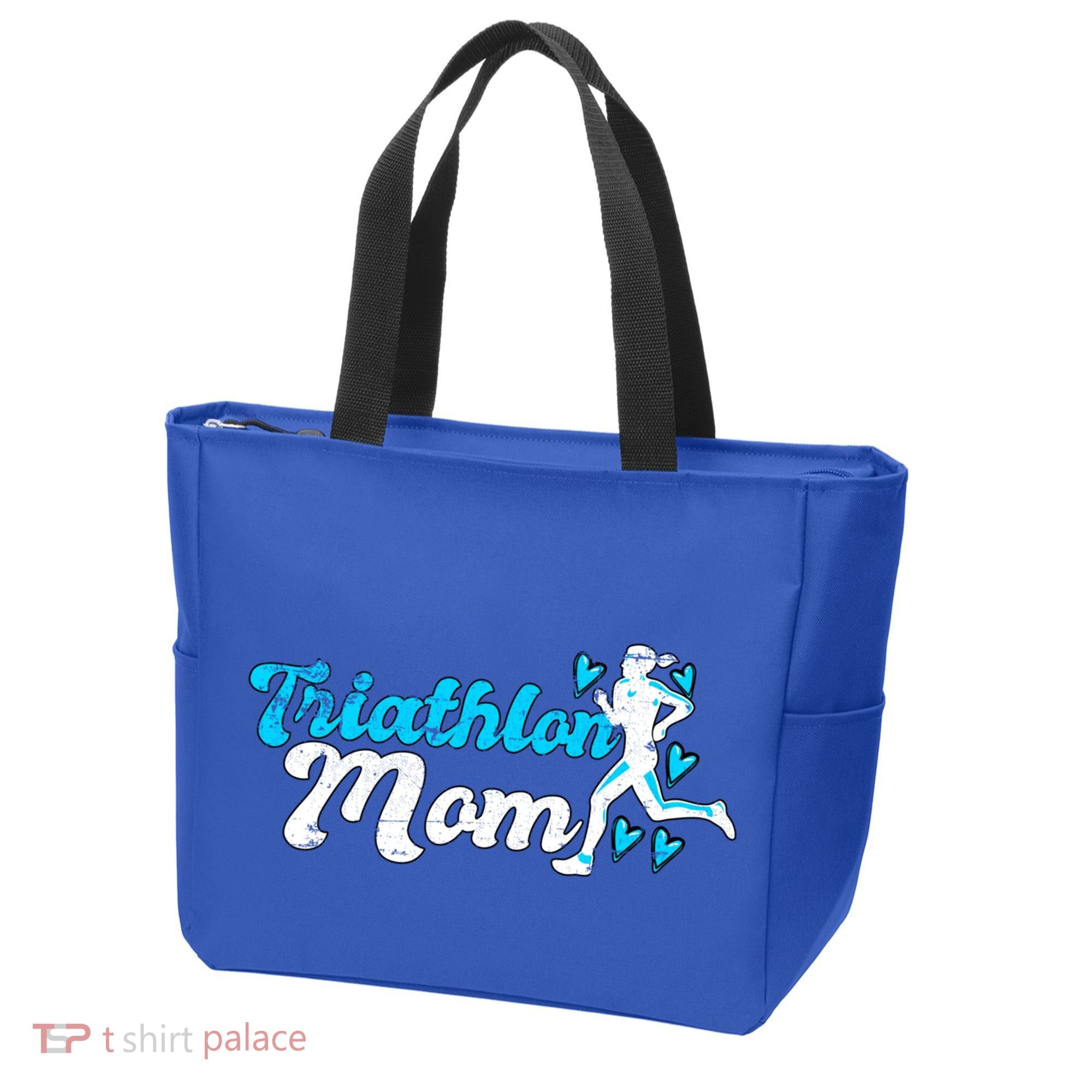 Triathlon Mom For Triathletes Mother Grunge Gift Tote Bag