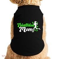 Triathlon Mom For Triathletes Mother Cute Gift Doggie Tank thumb 0