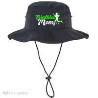 Triathlon Mom For Triathletes Mother Cute Gift Bucket Hat thumb 0
