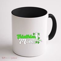 Triathlon Mom For Triathletes Mother Cute Gift Coffee Mug thumb 1