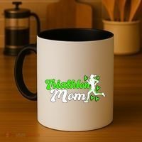 Triathlon Mom For Triathletes Mother Cute Gift Coffee Mug thumb 4