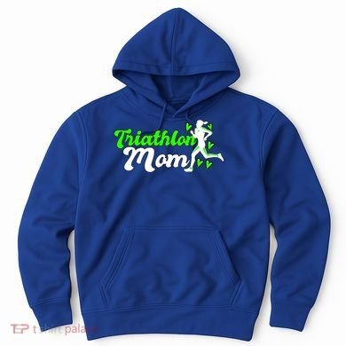 Triathlon Mom For Triathletes Mother Cute Gift Hoodie