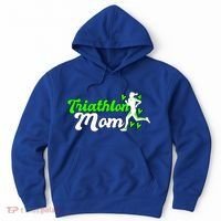 Triathlon Mom For Triathletes Mother Cute Gift Hoodie thumb 0
