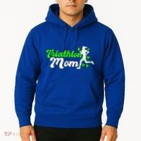 Triathlon Mom For Triathletes Mother Cute Gift Hoodie thumb 2